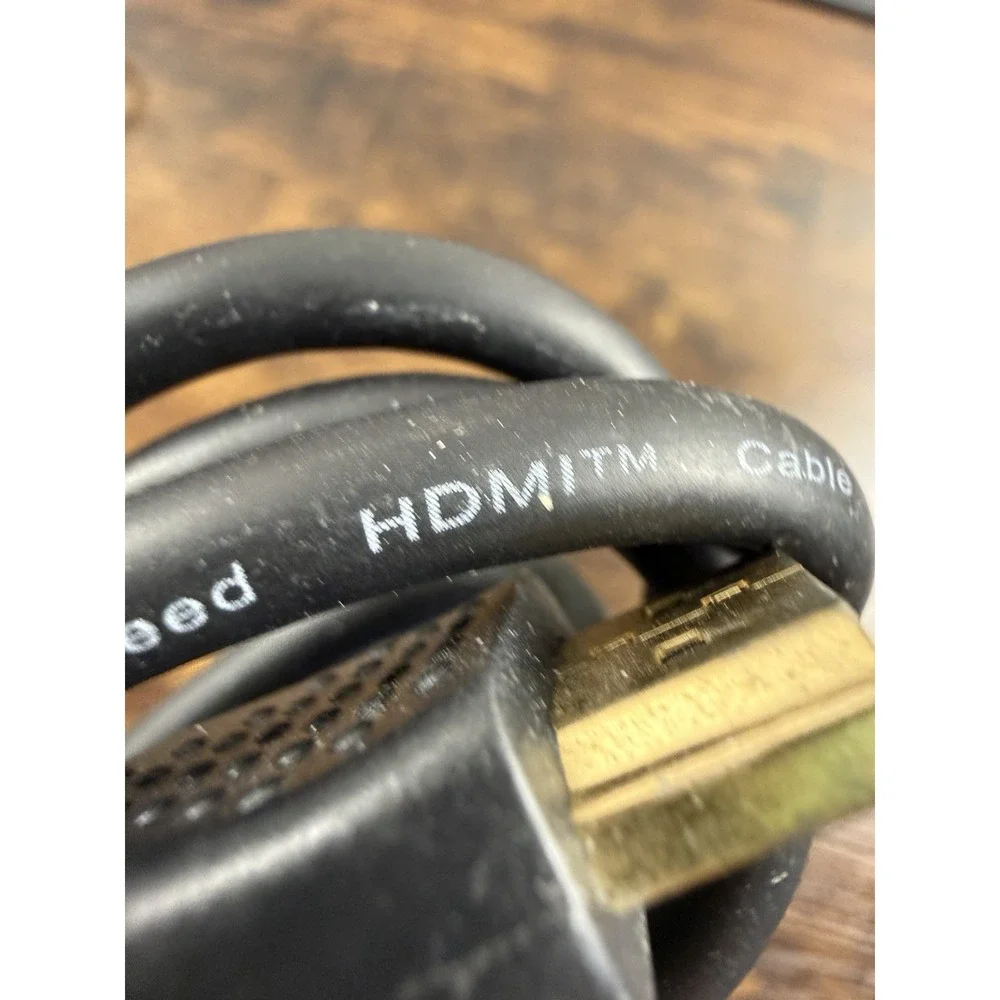 High Speed HDMI Cable 6ft 4K UHD Ethernet Male to Male‎ Black TV Monitor